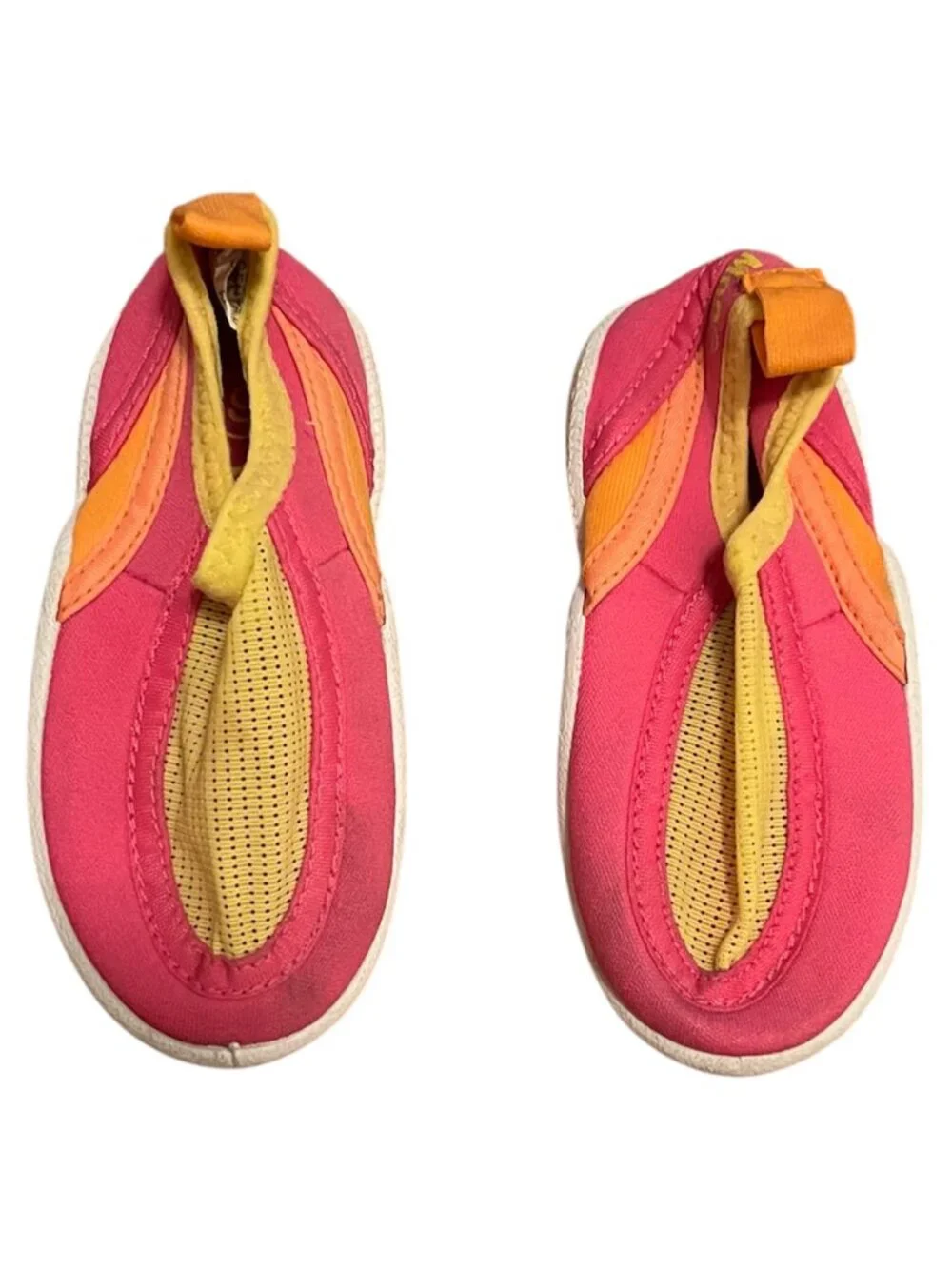Vintage 1990s Baby Girls Surf Moc Multicolor Water/Beach Shoes - Size 6